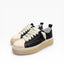 Sneaker Megan Denim Phantom Nero e Beige