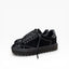 Sneakers Top in Camoscio Nero