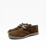 Derby Stringata in Camoscio