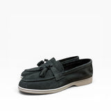 Mocassino Mod.Piana Camoscio con Nappine