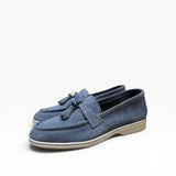Mocassino Mod.Piana Camoscio con Nappine