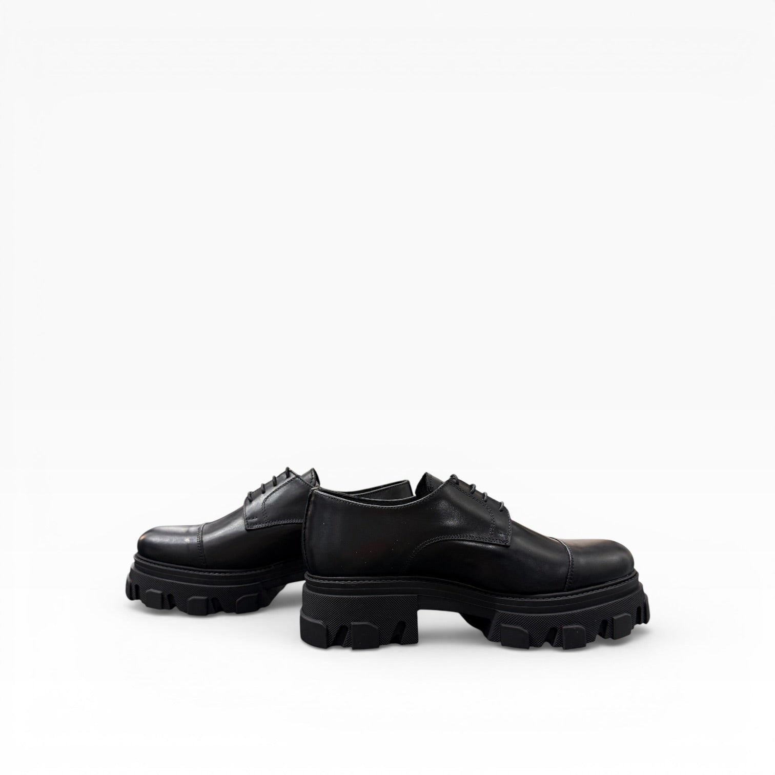 Mocassino Modello Pr*da Stringata Chunky