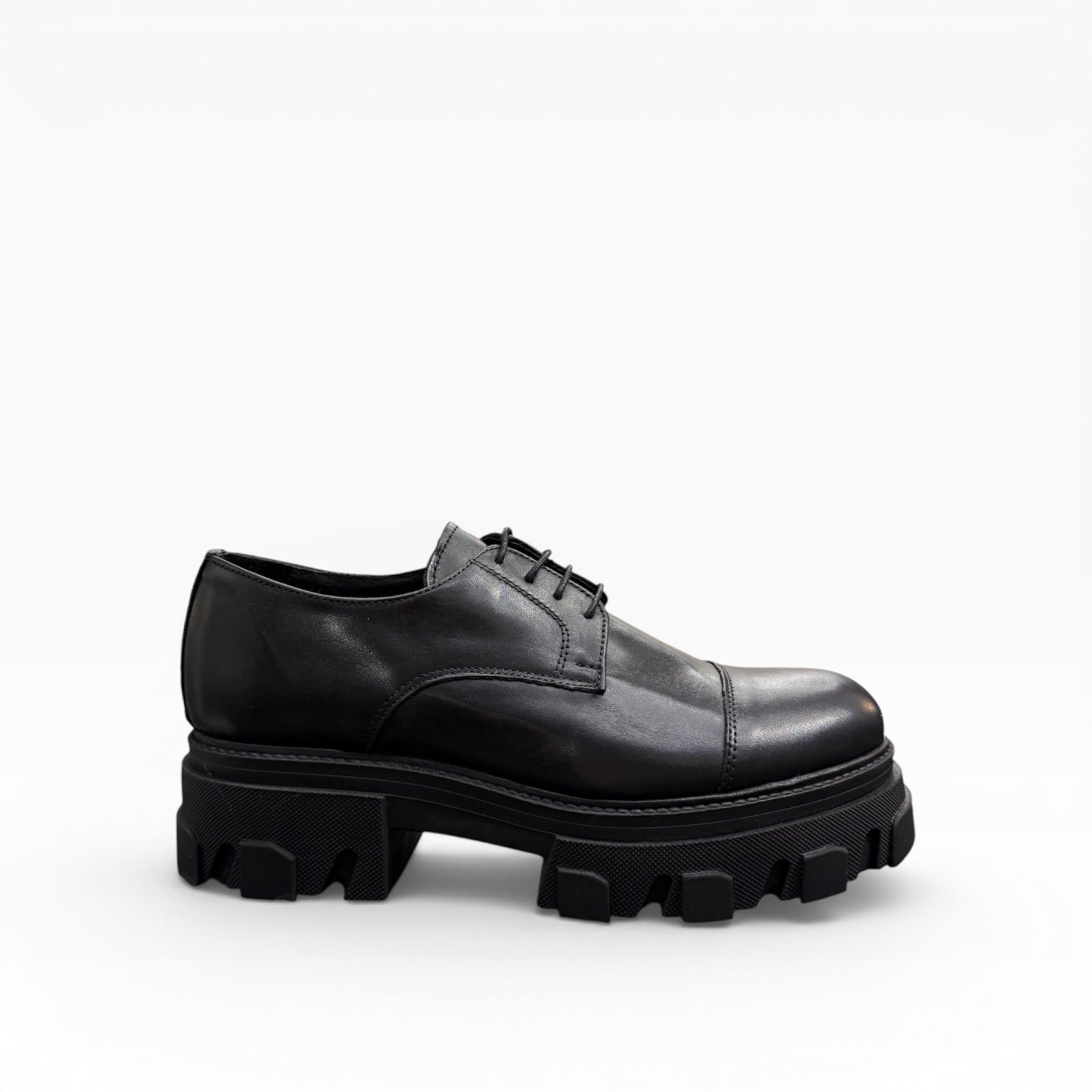 Mocassino Modello Pr*da Stringata Chunky