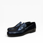 Mocassino Penny Loafer in Pelle Abrasivata