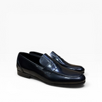 Mocassino Penny Loafer in Pelle Abrasivata
