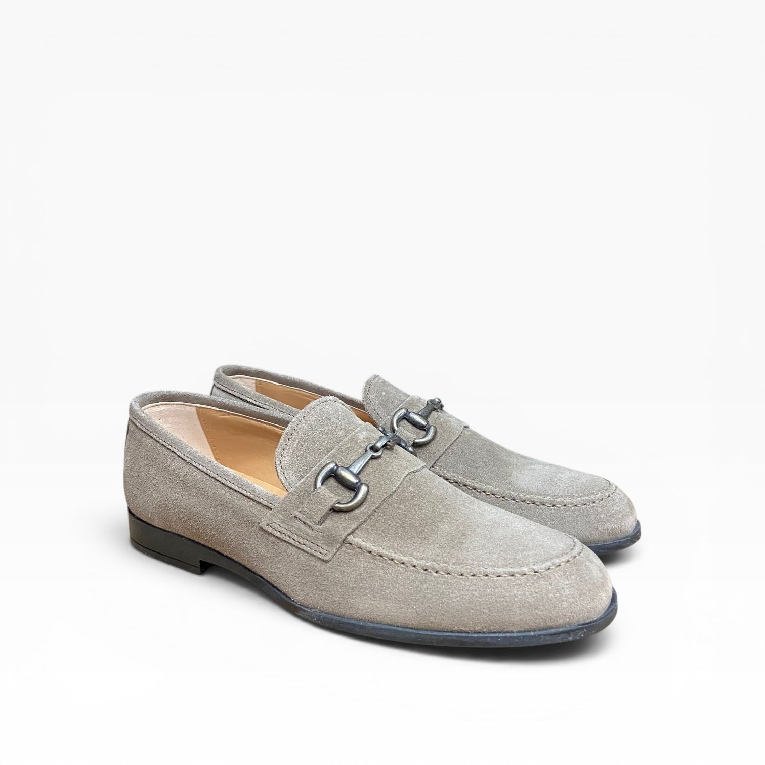 Mocassino con Morsetto in Camoscio