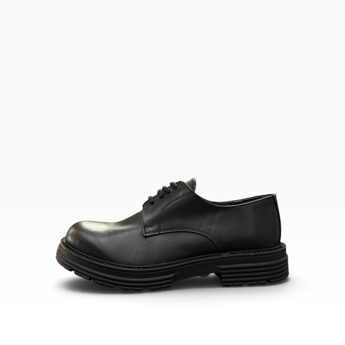 Scarpa Stringata Derby con Suola Chunky