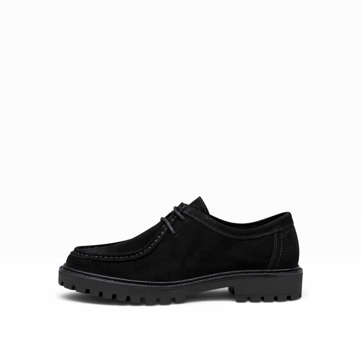 Scarpa Modello Ingegnere in Camoscio Nero Immagine principale del prodotto