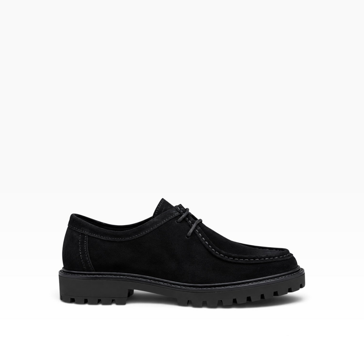 Scarpa Modello Ingegnere in Camoscio Nero Immagine secondaria del prodotto