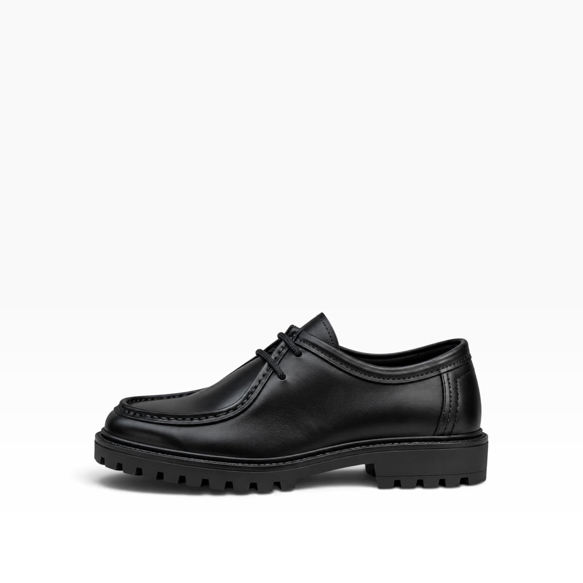 Scarpa Modello Ingegnere in Pelle Nero Immagine principale del prodotto
