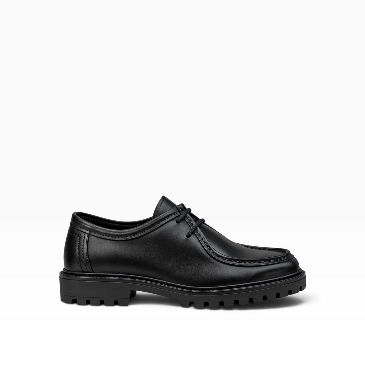 Scarpa Modello Ingegnere in Pelle Nero Immagine secondaria del prodotto