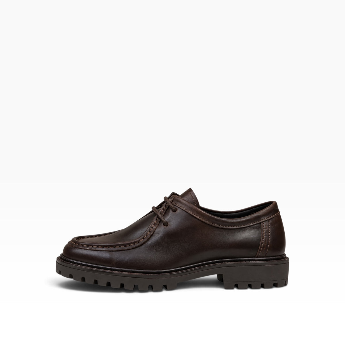 Scarpa Modello Ingegnere in Pelle Marrone Immagine principale del prodotto