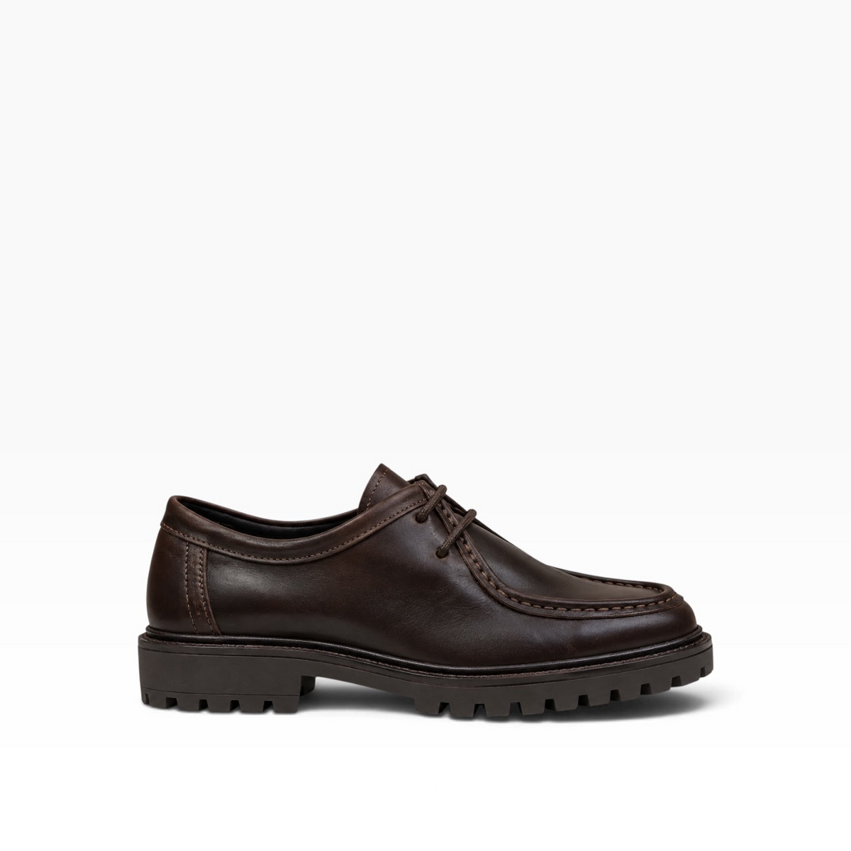Scarpa Modello Ingegnere in Pelle Marrone Immagine secondaria del prodotto