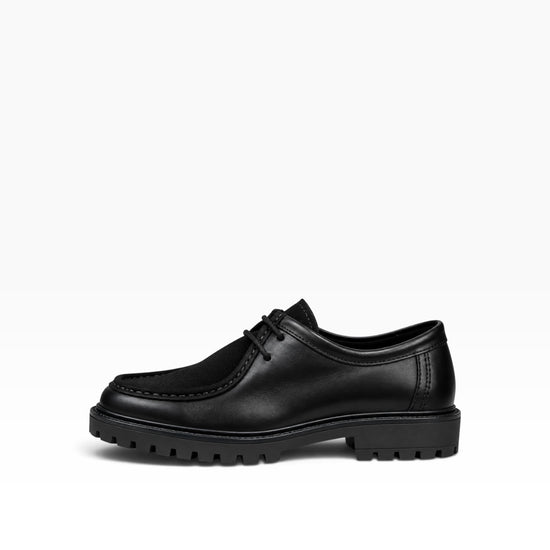 Scarpa Modello Ingegnere Pelle e Camoscio Nero