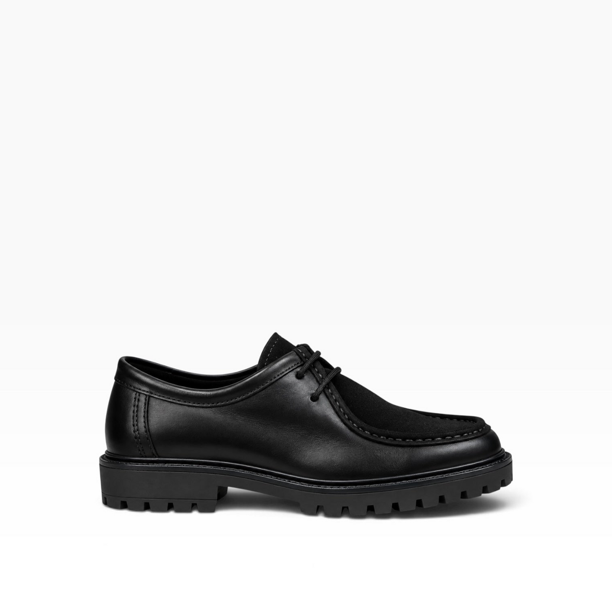 Scarpa Modello Ingegnere Pelle e Camoscio Nero Immagine secondaria del prodotto