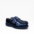 Scarpa Derby Doppia Fibbia Monkstrap con Suola Leggera