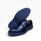 Scarpa Derby Doppia Fibbia Monkstrap con Suola Leggera