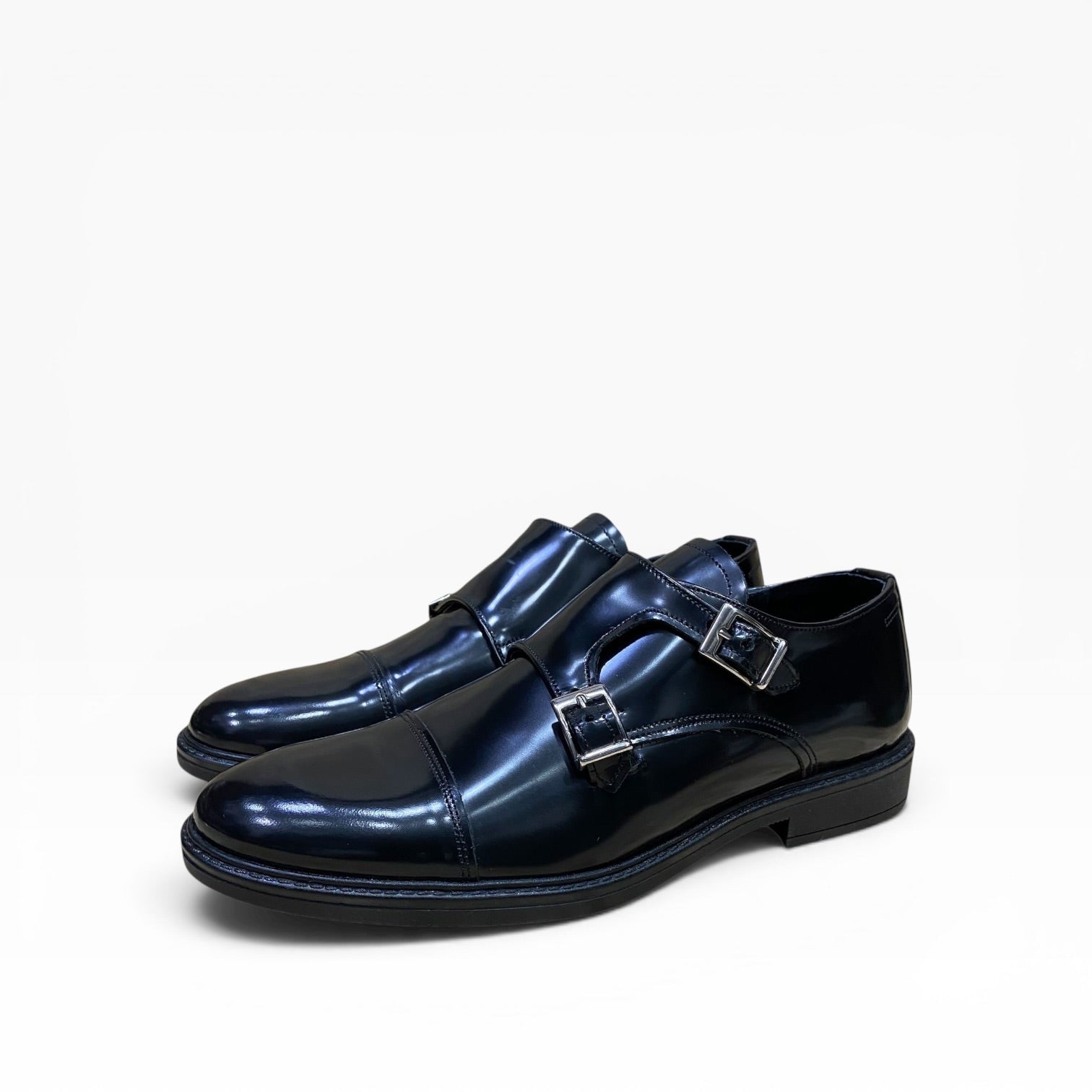 Scarpa Derby Doppia Fibbia Monkstrap con Suola Leggera Immagine principale del prodotto