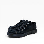Scarpa Ingegnere Con Ganci in Camoscio
