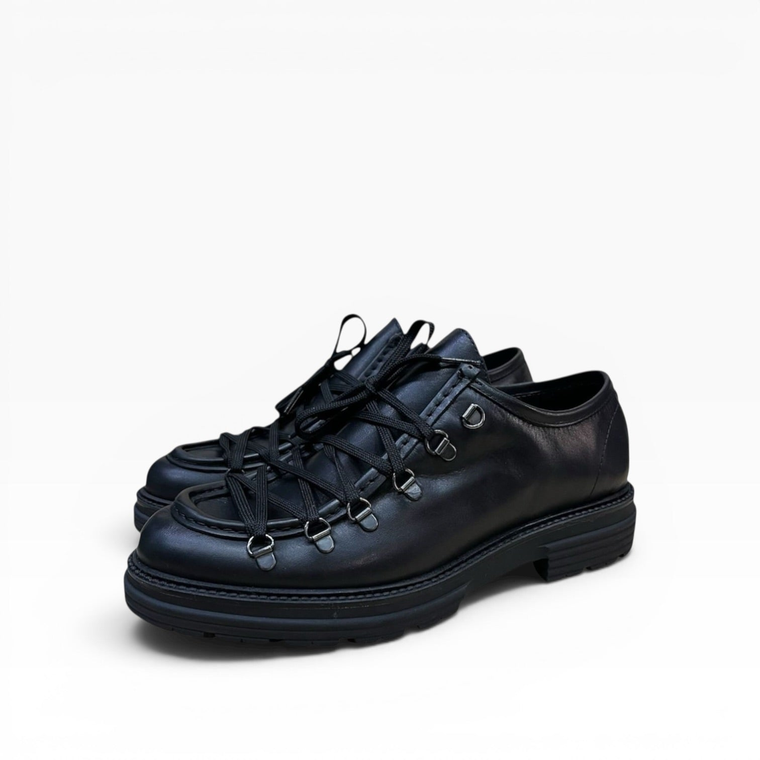 Scarpa Ingegnere Con Ganci in Pelle Immagine principale del prodotto