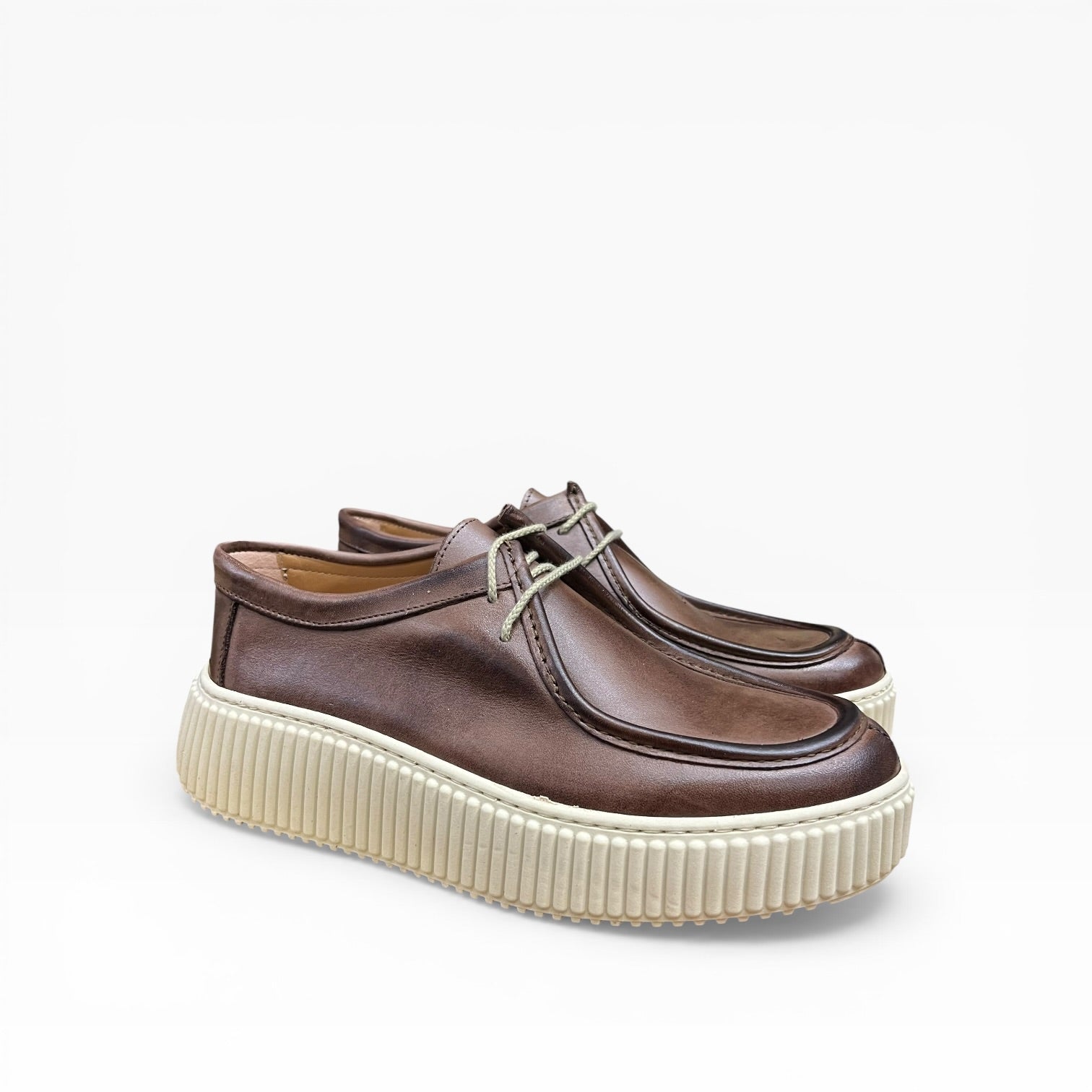 Scarpa Modello Ingegnere Paciocco In Pelle Immagine secondaria del prodotto