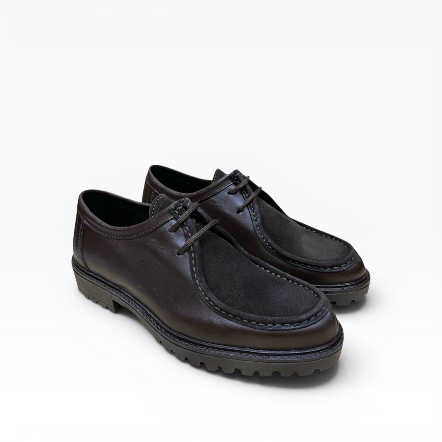 Scarpa Modello Ingegnere Pelle e Camoscio