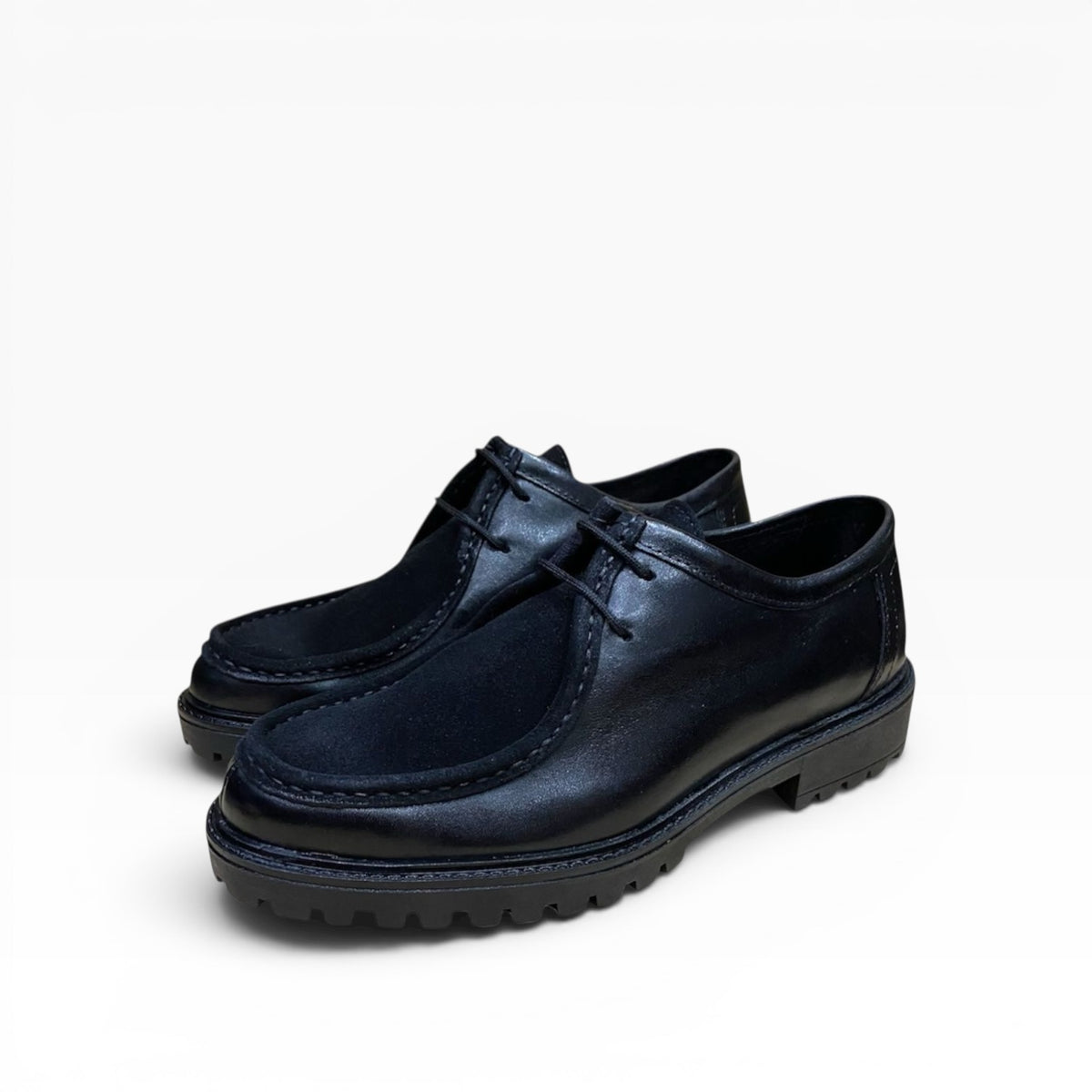 Scarpa Modello Ingegnere Pelle e Camoscio