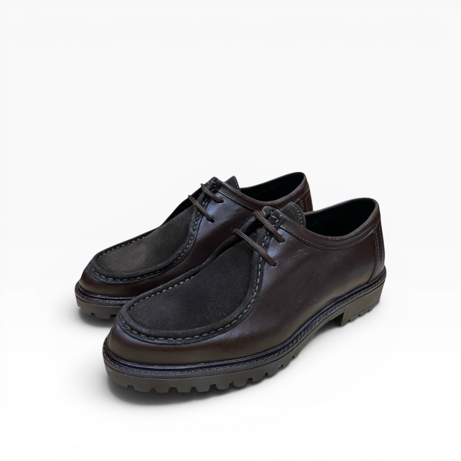 Scarpa Modello Ingegnere Pelle e Camoscio