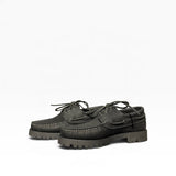 Scarpa da Barca in Nabuk Nero