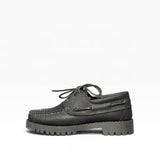 Scarpa da Barca in Nabuk Nero