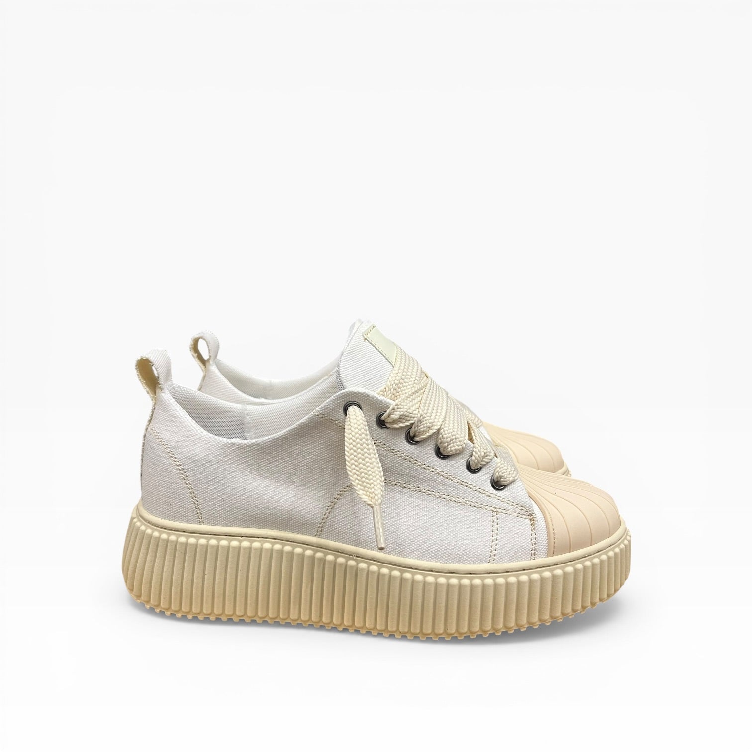 Sneaker Megan Denim Phantom Bianco
