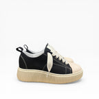 Sneaker Megan Denim Phantom Nero e Beige