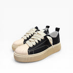 Sneaker Megan Denim Phantom Nero e Beige
