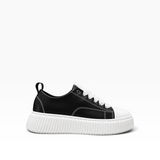 Sneaker Megan Pelle Bianco e Nero