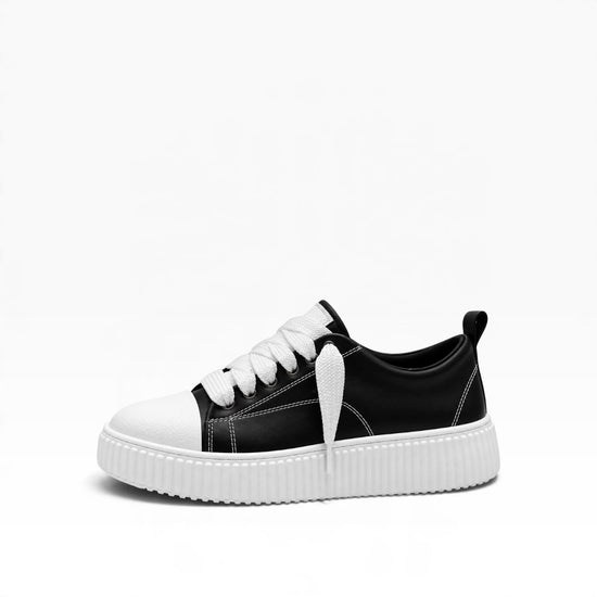 Sneaker Megan Pelle Bianco e Nero