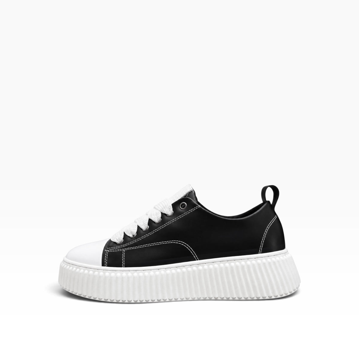 Sneaker Megan Pelle Bianco e Nero