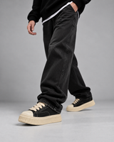 Sneaker Megan Pelle Nero e Beige