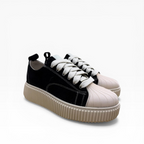 Sneaker Megan Phantom Camoscio Nero e Beige