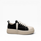 Sneaker Megan Phantom Camoscio Nero e Beige