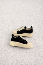 Sneaker Megan Phantom Camoscio Nero e Beige