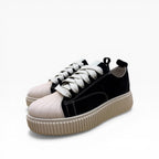 Sneaker Megan Phantom Camoscio Nero e Beige