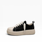 Sneaker Megan Phantom Camoscio Nero e Beige