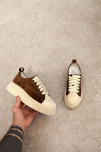 Sneaker Megan Phantom Camoscio Sigaro