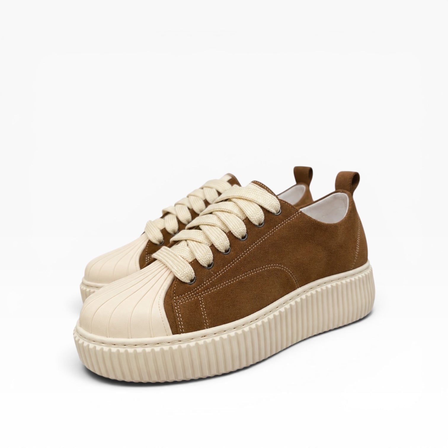 Sneaker Megan Phantom Camoscio Sigaro