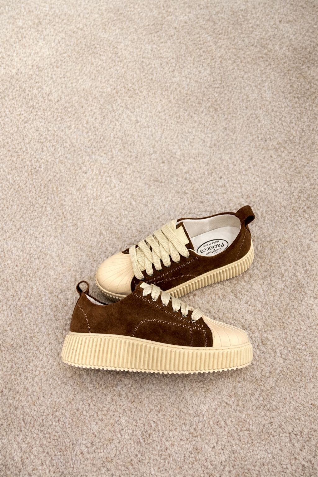 Sneaker Megan Phantom Camoscio Sigaro