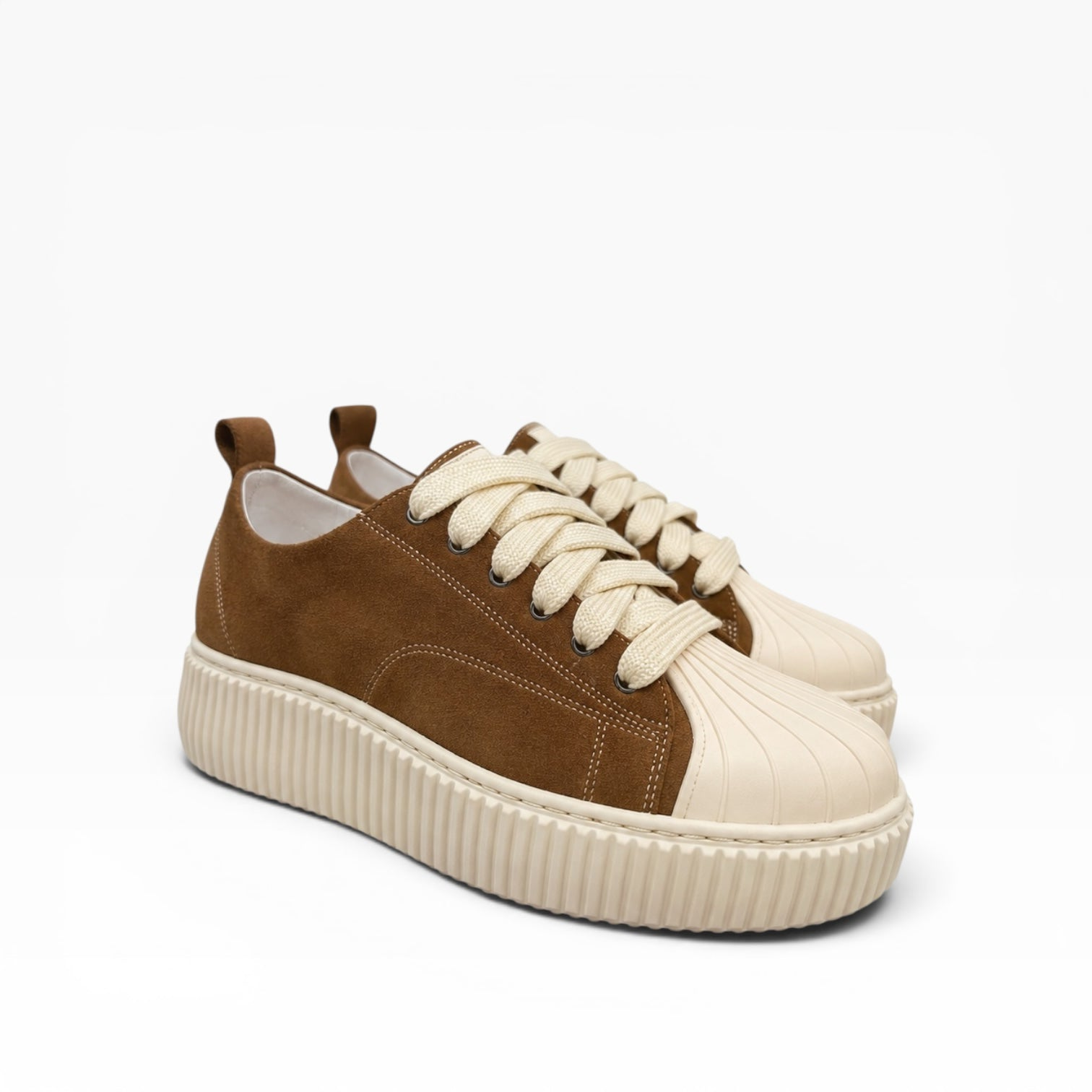 Sneaker Megan Phantom Camoscio Sigaro