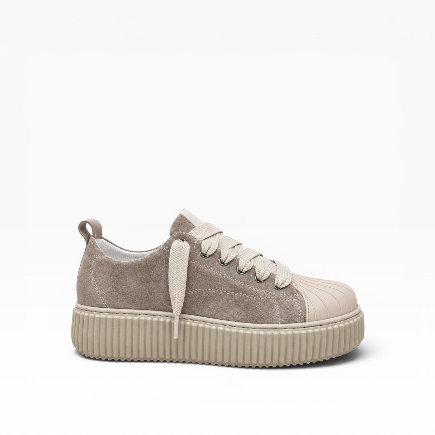 Sneaker Megan Phantom Camoscio Tortora