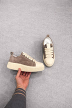 Sneaker Megan Phantom Camoscio Tortora