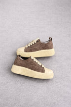 Sneaker Megan Phantom Camoscio Tortora