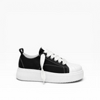 Sneaker Megan Phantom Pelle Bianco e Nero